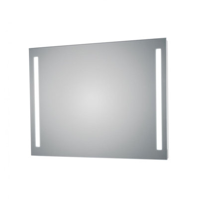 Flat Metal Lighted Wall Mirror