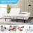  Zero Gravity Adjustable Bed Frame With Massage & Wireless Remote Control - Anti-Snore, USB Ports, LED Light-1716137279