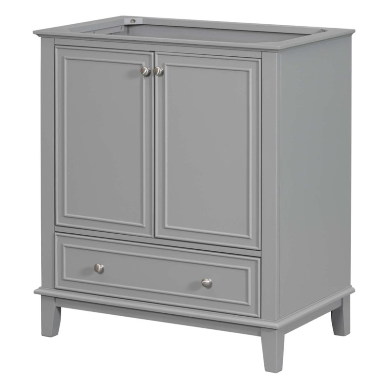 Meuble-lavabo 30 po sans lavabo, Gris