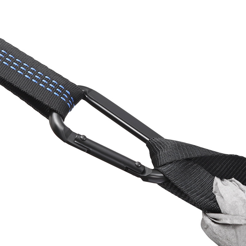Hamac de camping Seta, Noir / gris