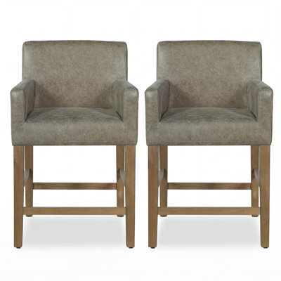 Alighiero Solid Wood Stool