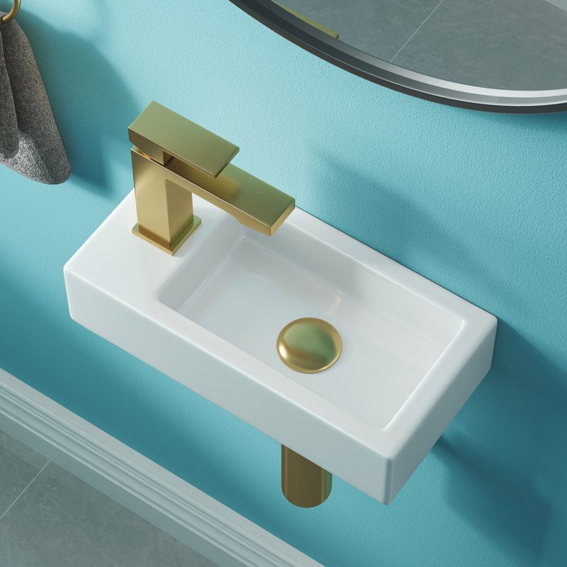 HOROW Basin 180mm W Natural Ceramic Sink