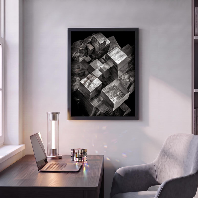 Pyrite Genesis, 30" H x 40" W