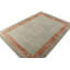 Distressed Homage Hand Knotted Wool Geometric Area Rug in Blue, Orange, Red, Beige, Brown-605232036