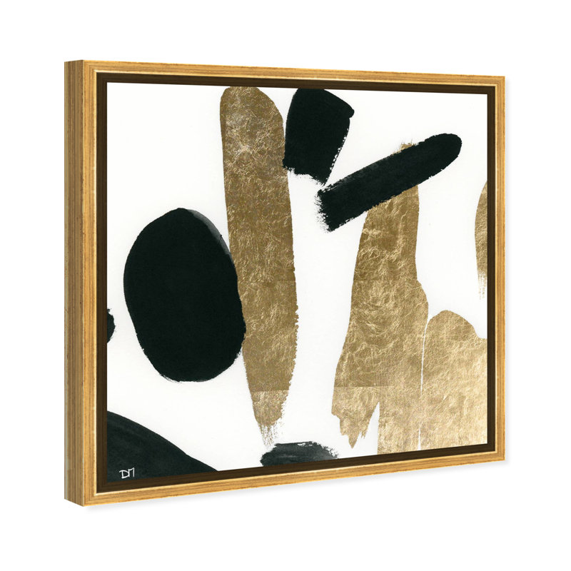 « big gold », reproduction d’impression sur toile enroulée, H 40 po x l 40 po, Cadre doré
