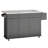 Jamera 60.2"W Kitchen Island with Two Large Storage Cabinets And Drawers, Locking Wheels-732966377