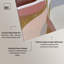 Décoration murale dorée bohème Golden Split I par Art Remedy, prête à être suspendue, 36 x 54-698602271