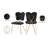 Angel 17.71'' H Velvet Upholstered Metal Side Chair-1557147628