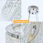 Lustre moderne en cristal rond avec cristal de luxe, solide et durable