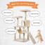 Treva 145 cm H Cat Tree / Condo-1941203659