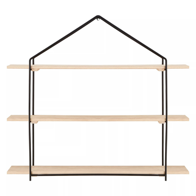 Bilst 3 Piece Solid Wood Accent Shelf
