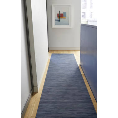 Chilewich Blue Stripe Woven Indoor/Outdoor Floormat 36x60 + Reviews