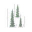 Ensemble de 3 arbres floqués en résine 10 à 17,75 po-1384342231