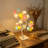 Adjustable Flower Tree Table Lamp, Usb Powered With Inline Switch