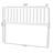 Baxton Studio Finley Turned Bobbin Headboard - Crafted Wood Panel with Decorative Spindle Design for Cottage Farmhouse Bedroom, Queen, White-1389587474