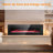 Wall-Mounted ** Electric Fireplace Insert with Remote-836244347