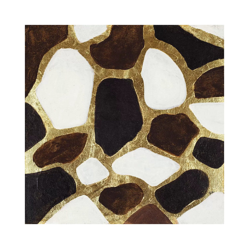 Giraffe Skin 1 Piece Wrapped Canvas Wall Art, 93.98 cm H x 93.98 cm W