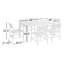 Ensemble repas extérieur en aluminium pour 6 personnes Armando-1707918085