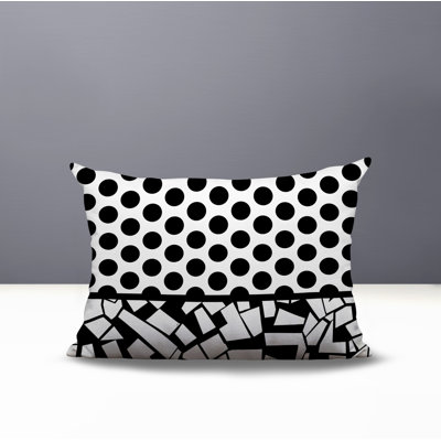 Miva Abstract Reversible Indoor/Outdoor Rectangle Pillow