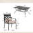 Alyah 6 Person Outdoor Dining Set With Seat Cushions & Lumbar Support Pillows