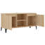 Steyning Unfinished TV Stand with Fireplace Included-1968540491