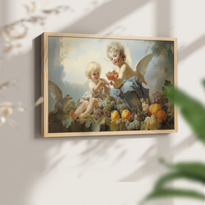 Angels From Above-IV -Framed Print - Restickable