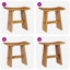 Alani Solid Wood Accent Stool
