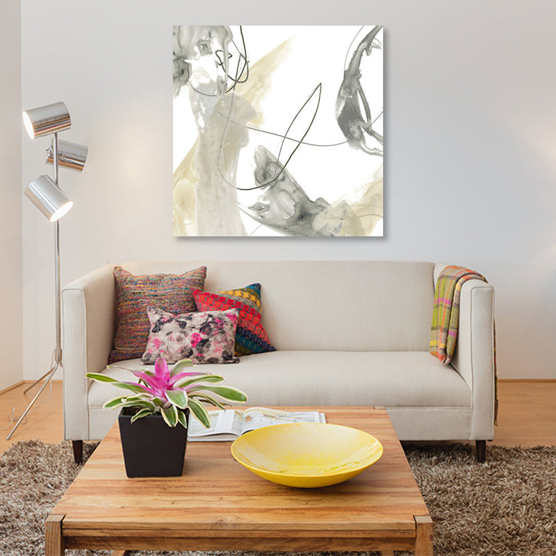 « monochrome momentum i », reproduction sur toile, H 48 po x l 48 po x P 1,5 po, Toile tendue, Pas de tapis