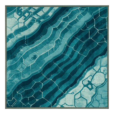 Tapis à motif géométrique d'inspiration mondiale Parrilla