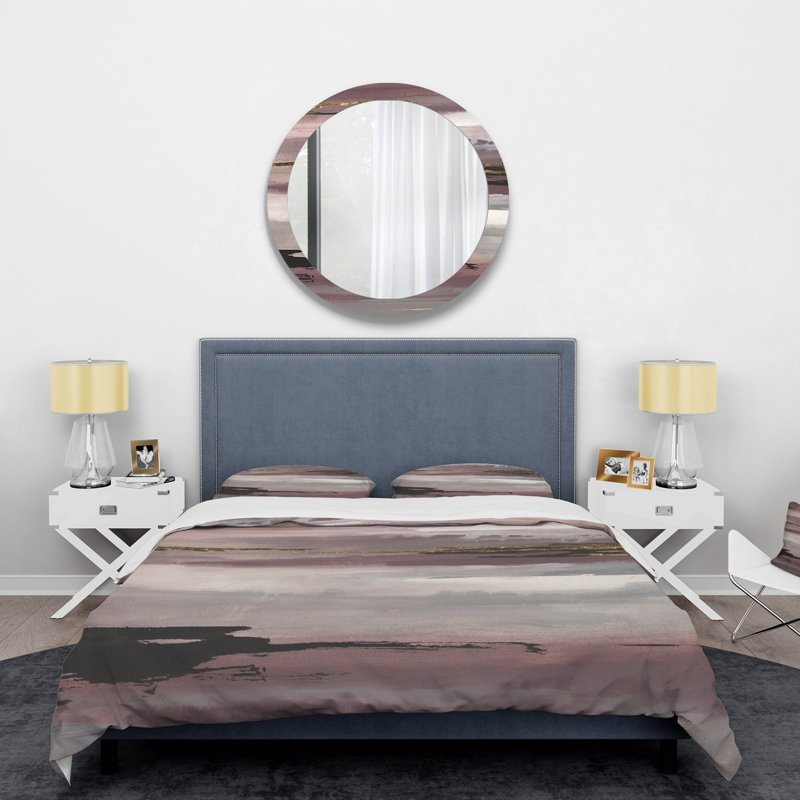 Ensemble de housse de couette Purple Glam Storm II - Glam & Shabby Elegance - Microfibre de polyester