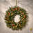 Frosted Berry Wreath with Clear Lights-1875699435