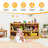 Aachal 24'' H X 44'' W Toy Storage 5-Section Storage Cabinet, Wooden Display Bookcase