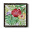 Fleurs tropicales - Peinture sur toile encadrée-1294675133-1294675135