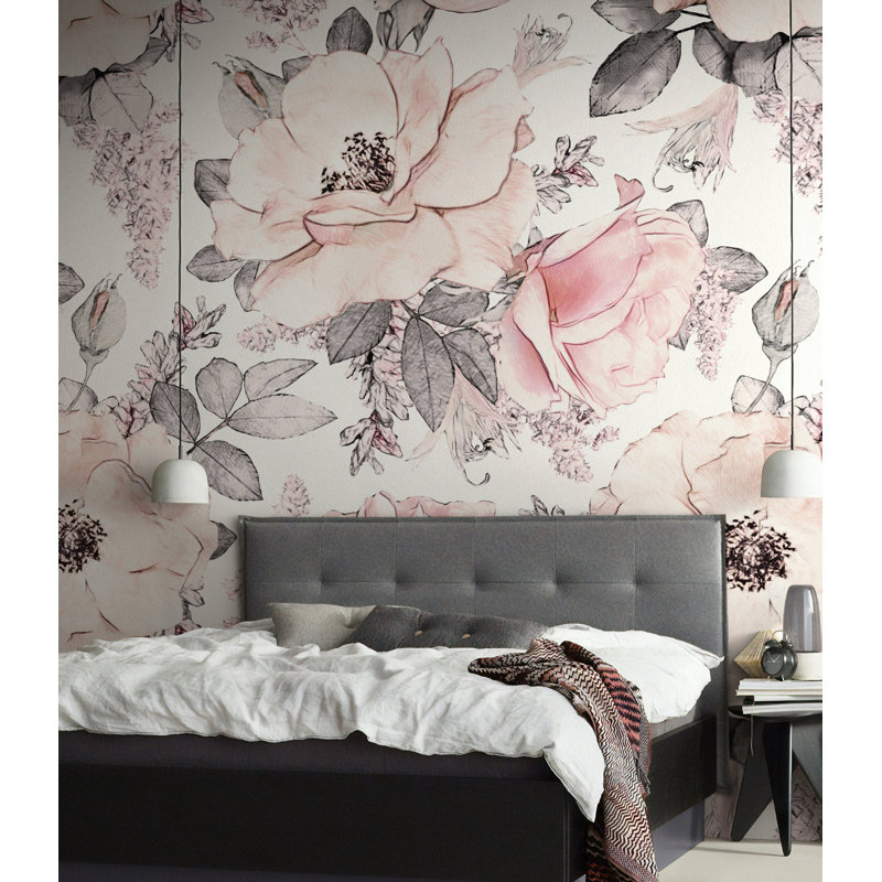 Papier peint amovible en tissu Xoel, L 35 po x l 55 po