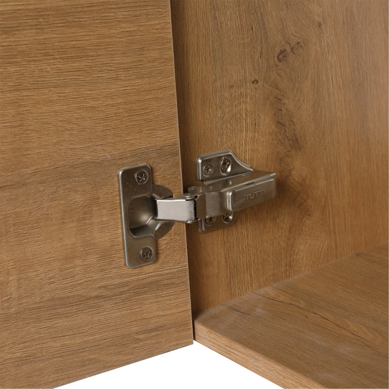18'' Floating Wall-Mounted Bathroom Vanity With White Resin Sink & Soft-Close Cabinet Door