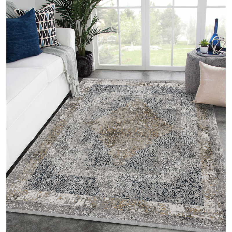 Adhamh Oriental Area Rug, Rectangular 120 x 170cm