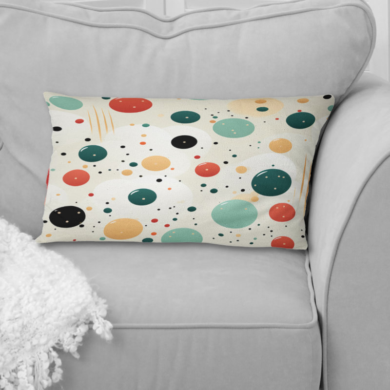 Polka Dots Throw Pillow