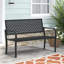 Banc d'extérieur en métal Classic (noir)-526304057