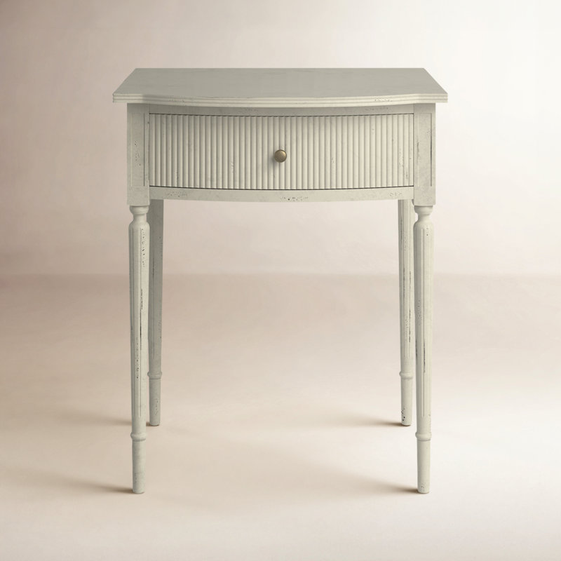 Magdalin Solid Wood End Table