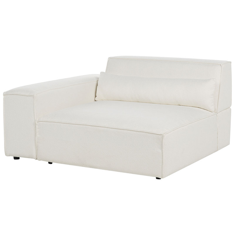 Netanya 3 Seater Sofa, White Boucle