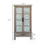 Grande armoire de rangement de 55,12 po - Buffet en bois rustique - Armoire polyvalente avec rangement pour la décoration et l'organisation chic avec deux portes et un tiroir