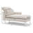 55" Upholstered One Arm Chaise Lounge Chair with Adjustable Headrests And Lumbar Pillow-1006359852