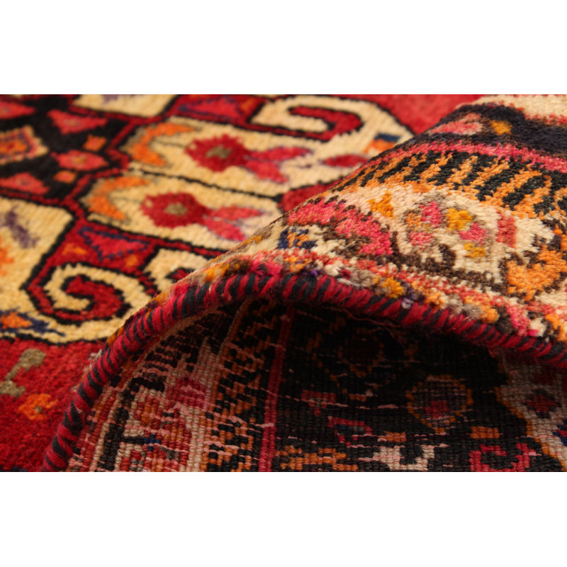 Tapis d’intérieur en laine 4 pi 9 po x 8 pi 6 po à la main one-of-kind-noué la 1980 anatolian orange 4 pi 9 po x 8 pi Regnwald