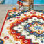 Tapis intérieur / extérieur à médaillon multicolore Gilbart Arasi-1244496513