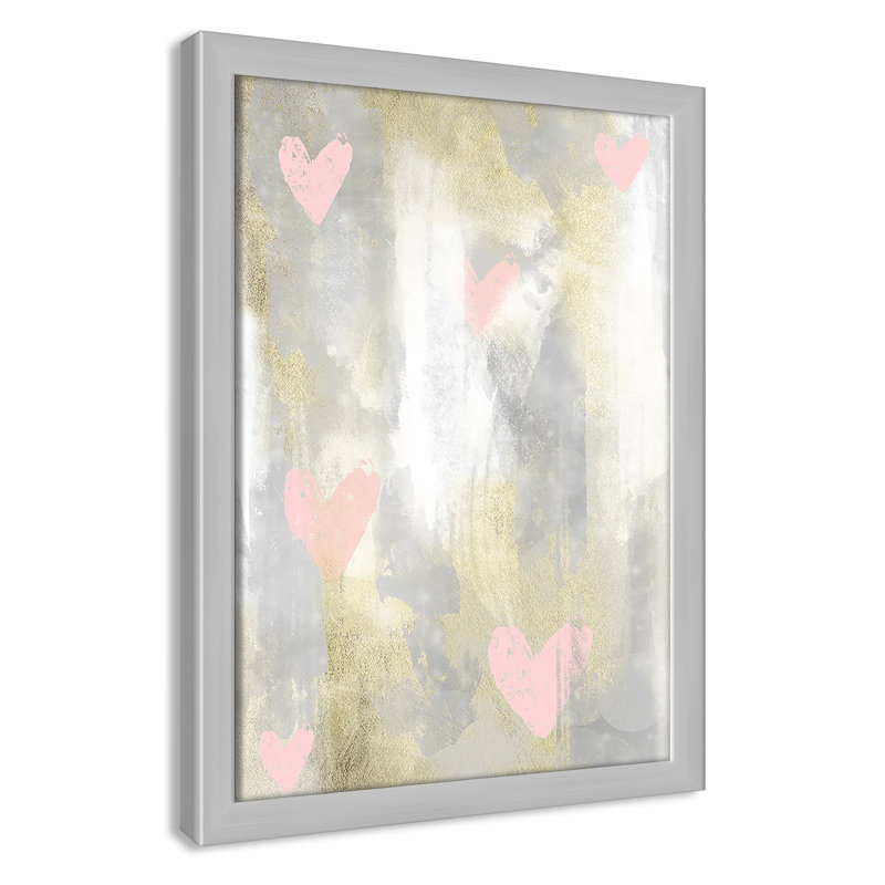 Décoration murale 1 enfant love explosion, H 15 po x l 11 po x P 1,19 po, Encadré de boîte argent