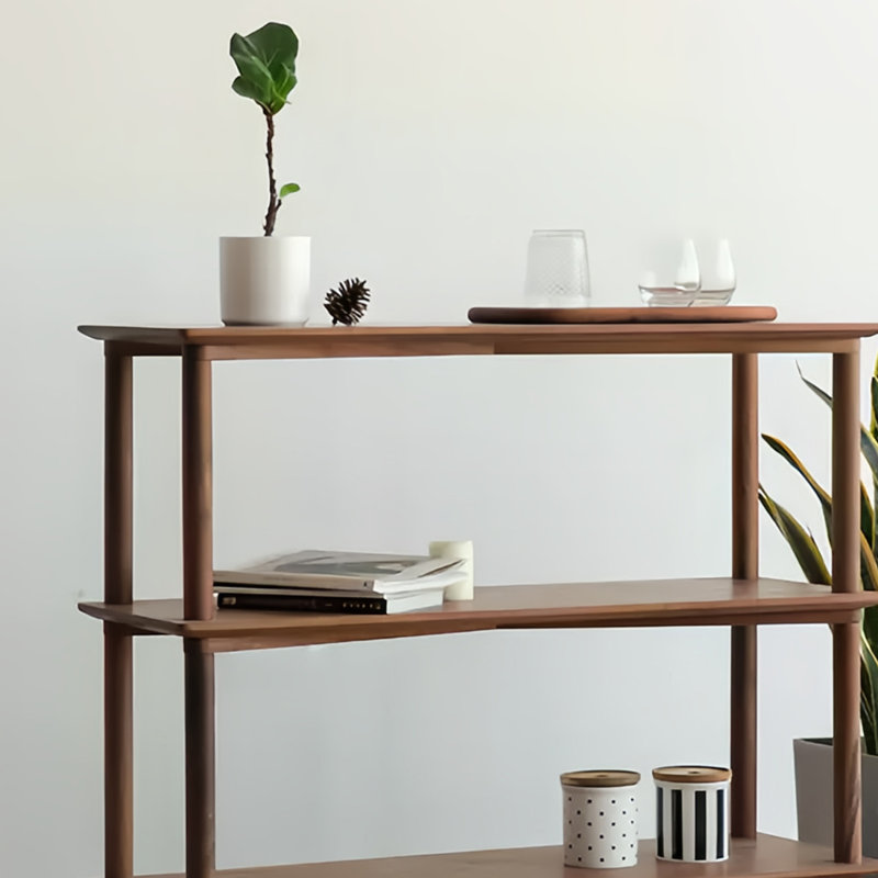 A simple and practical bookcase, Dark Brown