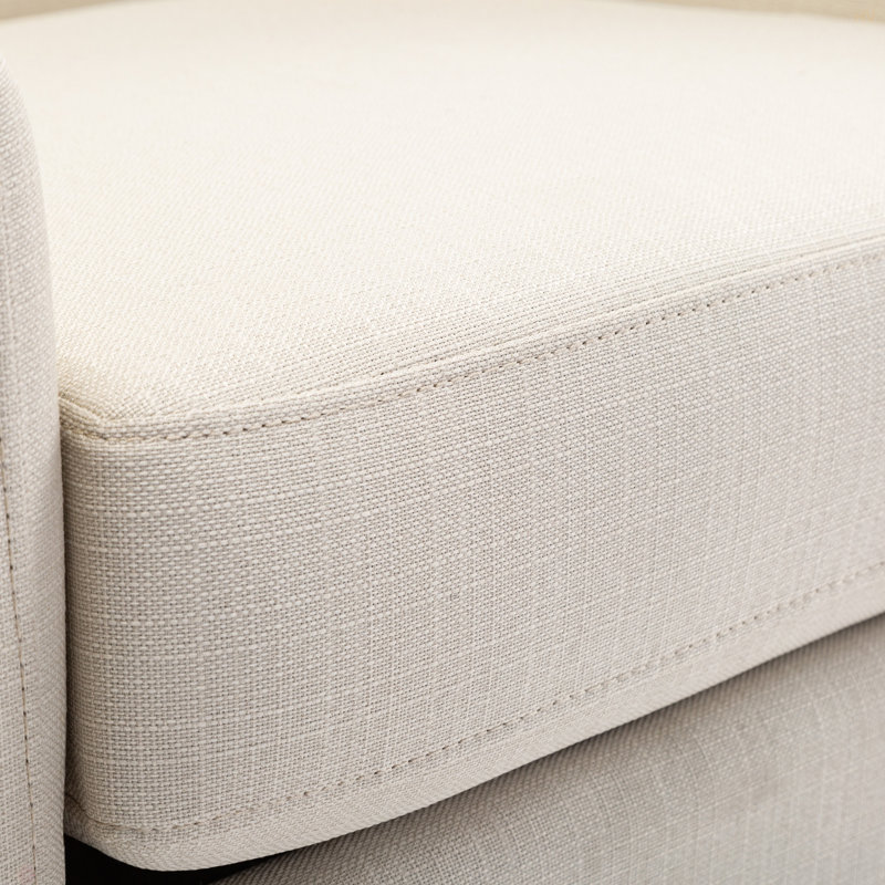 Fauteuil demi-tonneau Isabelle, Naturel