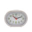 Quartz movement / Crystal Alarm Tabletop Clock in White