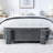 Chenille Upholstered Bench