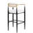 Of 2 Counter Height, Beige Upholstery With Iron Legs For Modern Kitchen, 260lbs Stable Seating Height 2, Fabric Upholstered 265lbs Tough Stools-1740710428-1740710431